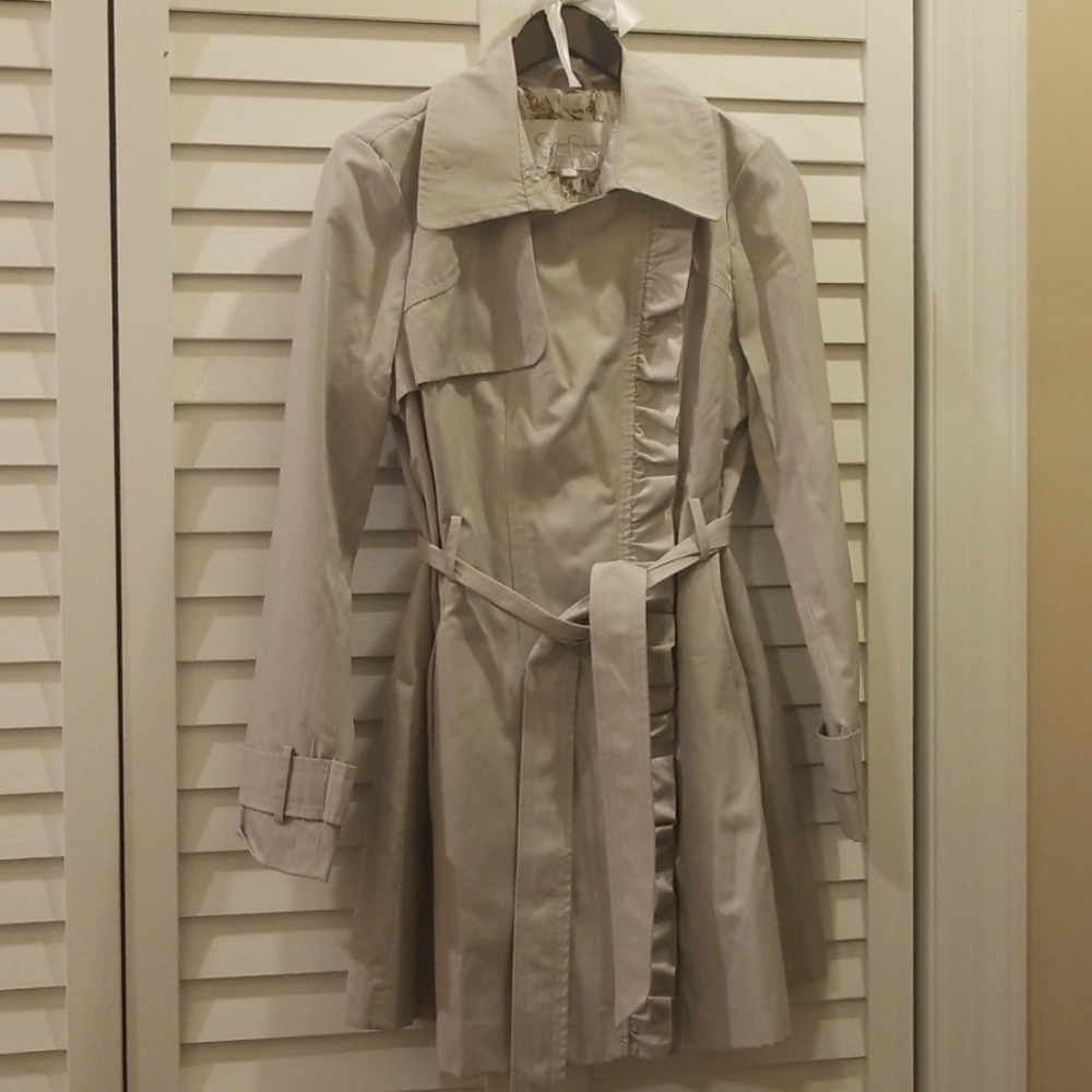 Pretty Ruffled Trench